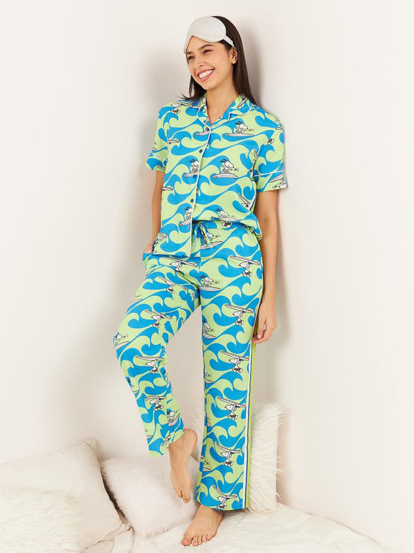 Snoopy Glide Shirt & Pyjama (Set of 2)