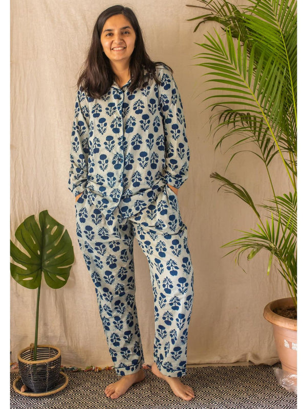 Bue Marigold Loungewear Shirt and Pyjama (Set of 2)