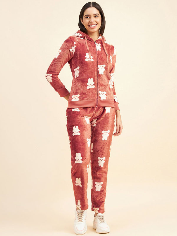 Women Printed Tracksuit (Set of 2)