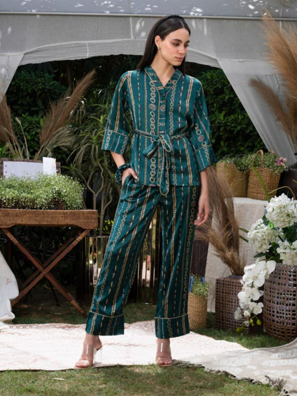 Green Unchained Gem Co-ord Set